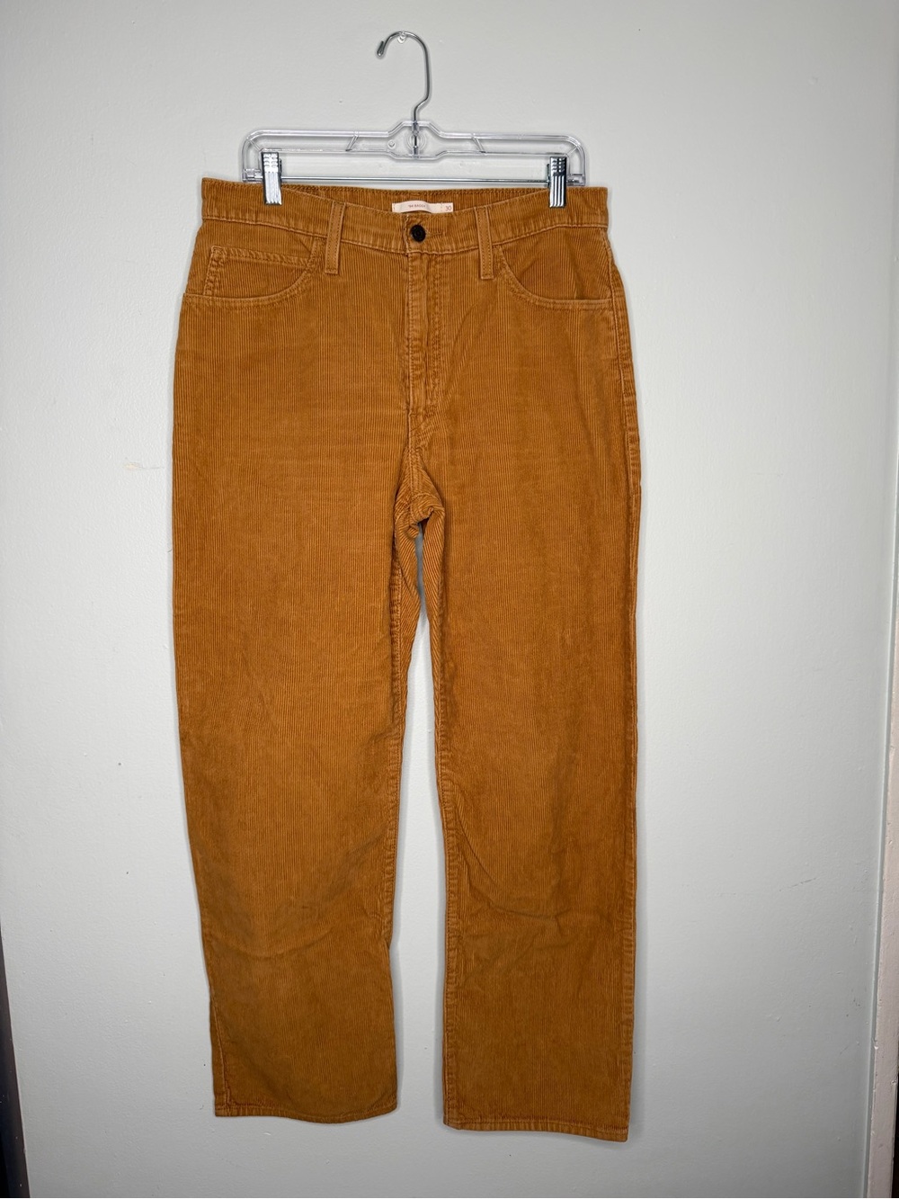 Levi’s Women's 94 Baggy Tan Brown Corduroy Pants  size 30x31